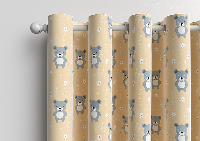 Teddy Trails, Cream - Made to Measure Curtains - Image 12